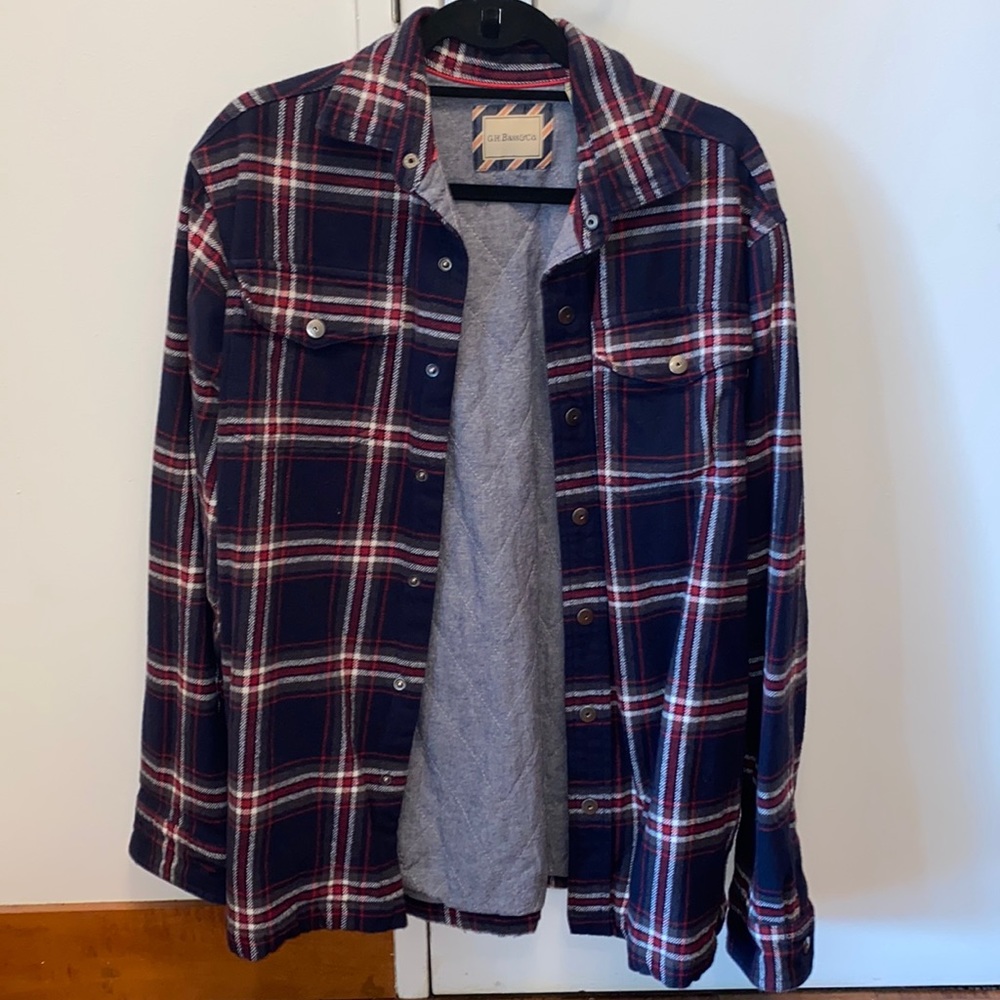 Flannel buttoned light sweatshirt
